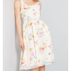 ModCloth Dinosaurs 🦕 Freeing Feeling Midi Dress